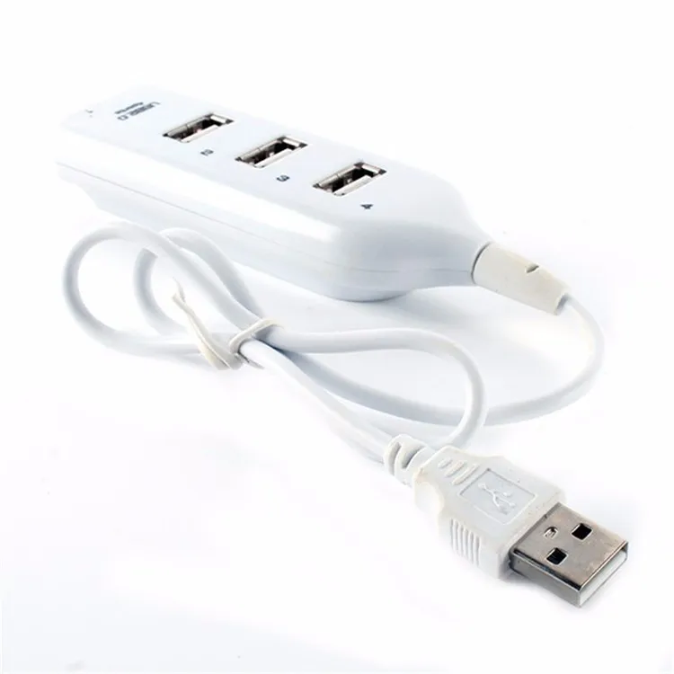 Mini Usb Hub 2.0 4 Port Adapter Splitter 4 Puerto Usb 60cm Cable Length for Laptop PC Computer Laptop Peripherals Accessories