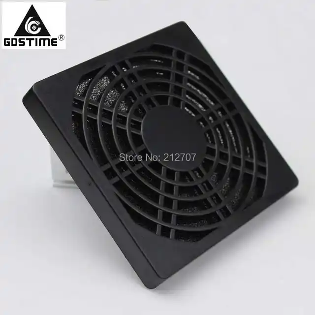 100Pcs Gdstime 80mm Fan Dustproof Cover Computer Case Mesh 8cm PC Dust Filter Black