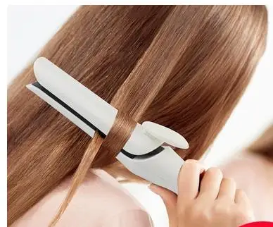 Curling Iron Splint Straight Hair Curl In The Dual Button Straight