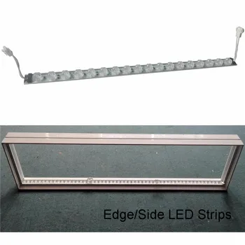 

24V 18LEDs led strips for light box, aluminum led strips waterproof 18W 1800LM CE ROHS approved