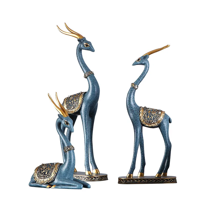 Украшения для гостиной украшения дома из смолы Lucky Deer | Дом и сад