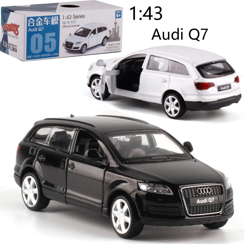 1:43 Scale Audi Q7 Alloy Pull-back car Diecast Metal Model Car For Collection Friend Children Gift