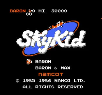 

Sky Kid Region Free 8 Bit Game Card For 72 Pin Video Game Player