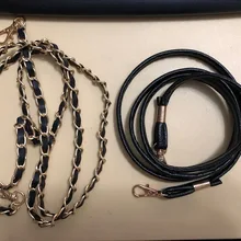 Кожаный ремешок с длинной цепочкой для мобильного телефона