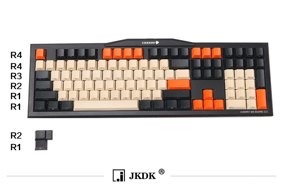 

Carbon PBT keycaps side print 104 keycap for mechanical keyboard laser printing cherry height