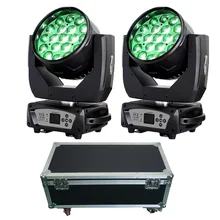 Профессиональное диско ди-джей светильник 19X15 Вт DMX RGBW сценические светильник переносное потолочное освещение с самыми низкими ценами fly чехол Новое поступление