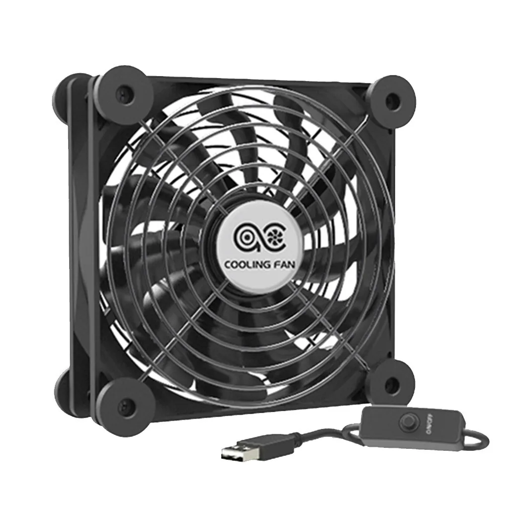 120mm PC Computer 16dB Ultra Silent Fan Heatsink Cooler Cooling w/ Anti-Vibration Rubber,12CM Fan For Computer Cabinet Cooling