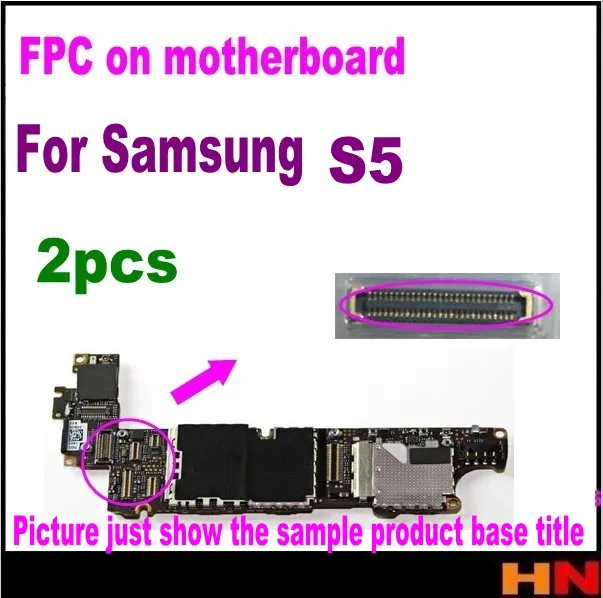 2 шт. для Samsung Galaxy S5 G900F ЖК-дисплей FPC разъем контактный сенсорный экран док-станция