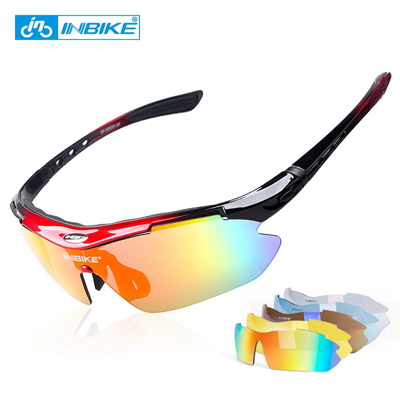 INBIKE Cycling Sunglasses Bike Bicycle Glasses Polarized Eyewear Goggle