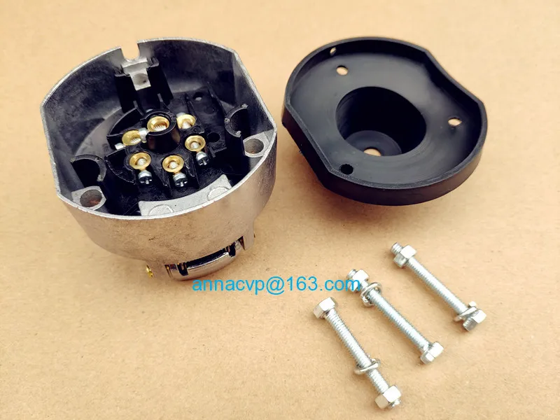 7 PIN trailer plug socket trailer connector trailer parts trailer adaptor (16)