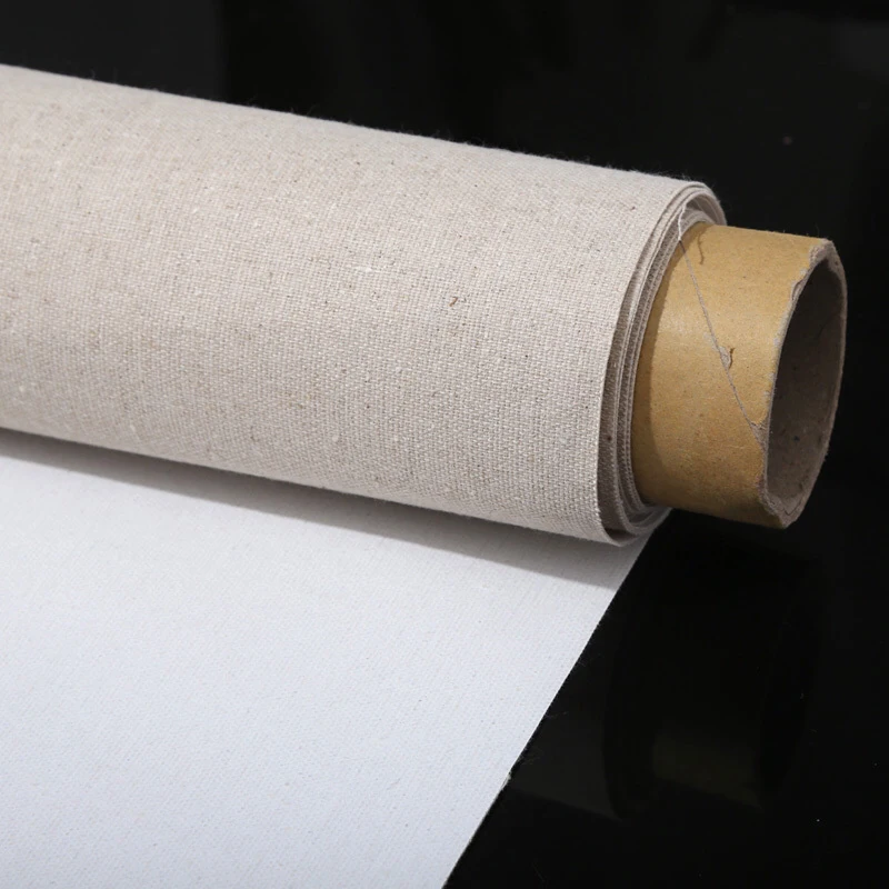 

5M Professional Blank Canvas For Painting Layer Acrylic Oil Painting Canvas Waterproof Linen Art Supplies For Artist One Roll