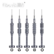 Qianli 3d chave de fenda de precisão de metal 0.8 1.5 0.6 t2 com ferramenta antiderrapante magnetizada anti-ferrugem para ferramentas de reparo de iphone