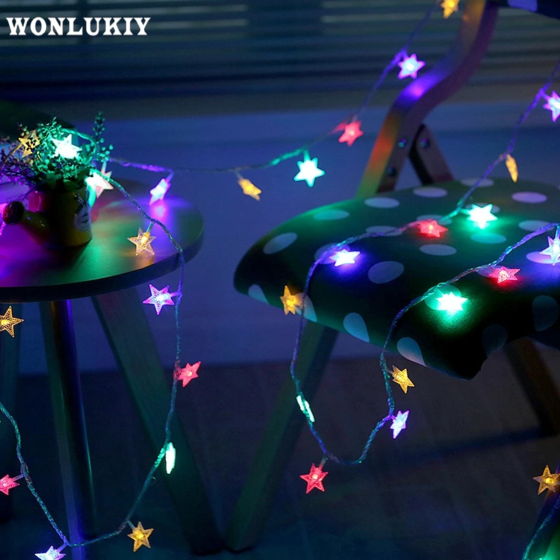 

5M 50 Leds 3AA Battery Powered Fairy String Lights LED Christmas Holiday Garland Light for Wedding Party Xmas Decoration