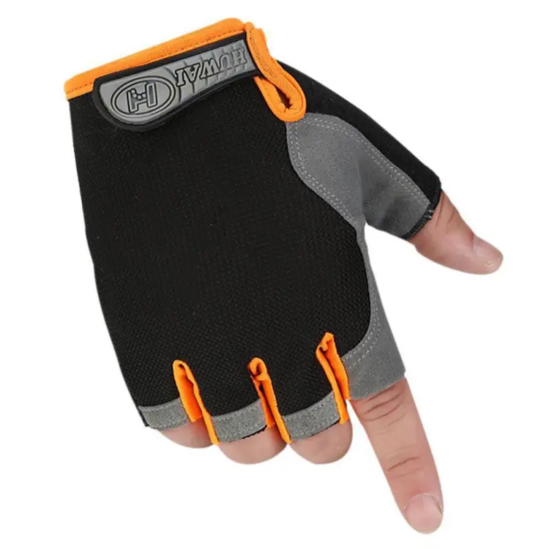 Мужские и женские перчатки для скалолазания на полпальца, велосипедные перчатки, летние спортивные перчатки для фитнеса, противоударные велосипедные перчатки