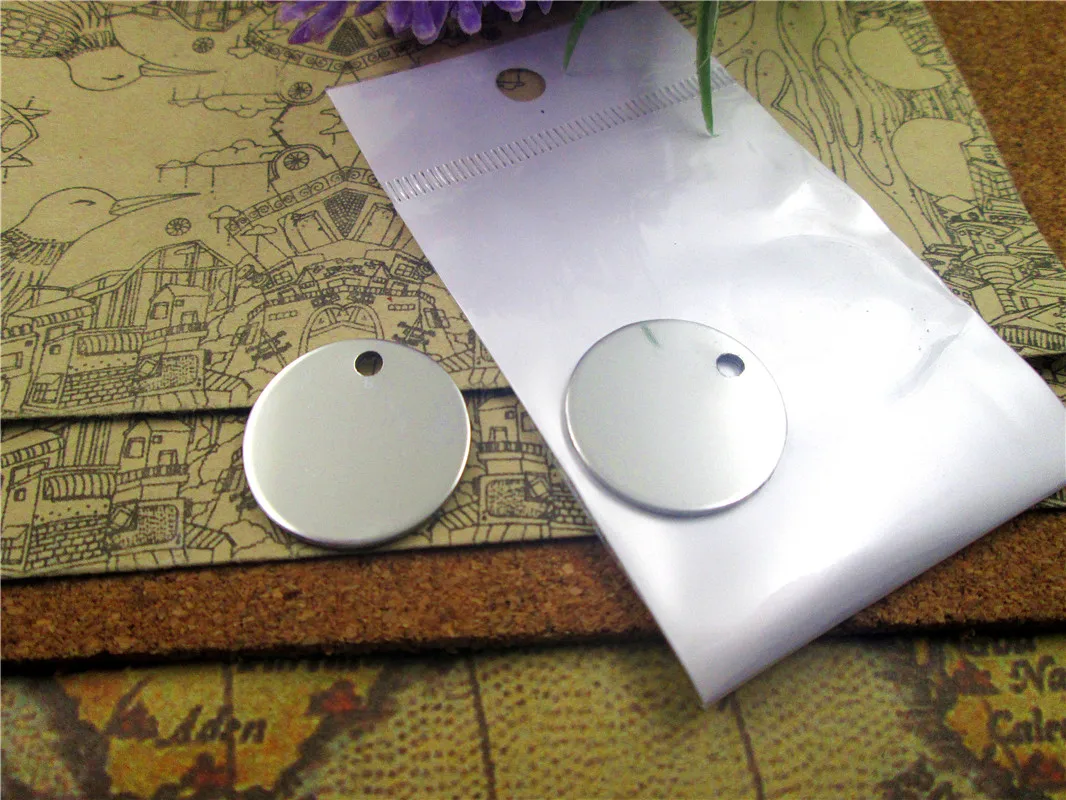 40 шт.-модный Квадратный Круг из нержавеющей стали для настройки ...