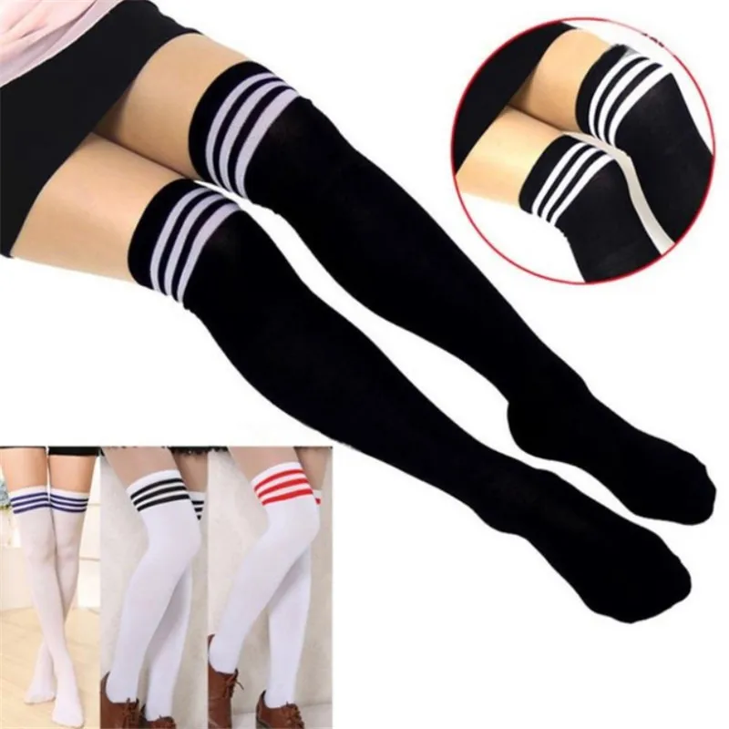 Buy 4 Colors Hot Thigh High Sexy Cotton Stocking Women