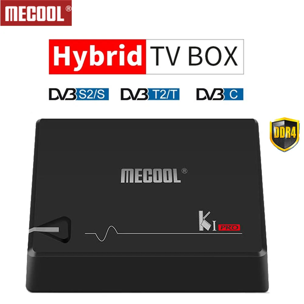 MECOOL KI Pro Декодер каналов кабельного телевидения KIII Pro DVB T2+ S2 Android ТВ коробка 3g 16G Amlogic S912 DDR4 Octa Core 4K Поддержка CCcam IP ТВ set top tv Box