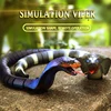 Tricky Toys RC Snake Toy Long Rechargeable Remote Control Snake Toy Realistic Black for Kids Play Toys For Children 2