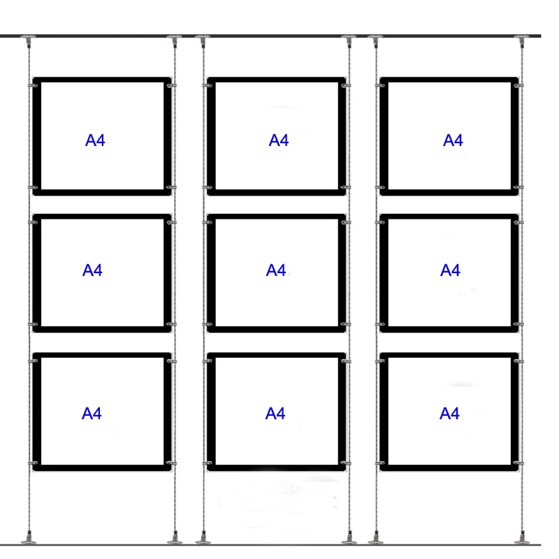 (9 unit/column) mruiks dálnice a4 po jednom sided zeď na zeď pozastavena schopnost činidla LED displays, LED okno majetek displays