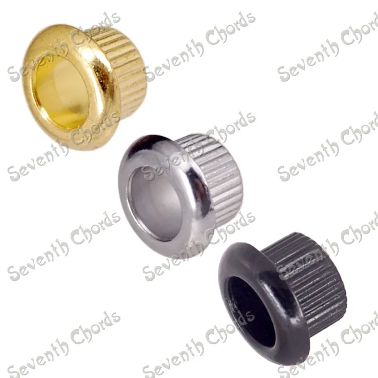 

A Set 6 Pcs 3 Colors Opened Semiclosed Guitar Tuning Pegs Tuners Machine Heads Metal Ferrules Bushing and Mounting Screws