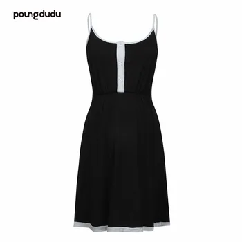 

Poungdudu maternity pregnant women dress women's sexy sling sleeveless maternity dress 2019 hot sell