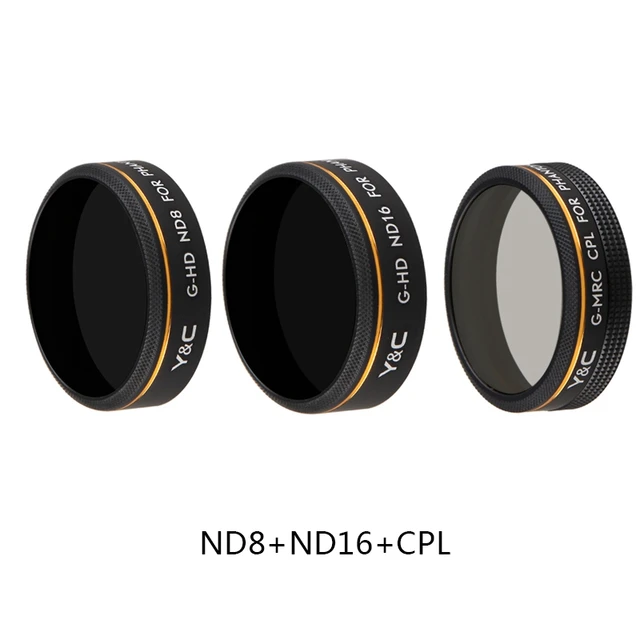 $29.99  ND8 ND16 CPL Filter Bundle for DJI Phantom 4 Pro V2.0 Advanced Drone HD Optional Glass Screw on Pol