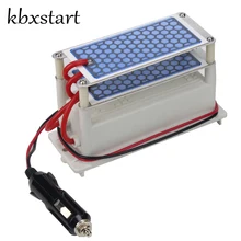 Kbxstart Портативный DC 12 В 10 г генератор озона очиститель воздуха озонатор для очистки озона керамическая пластина воздушный стерилизатор автомобильное зарядное устройство