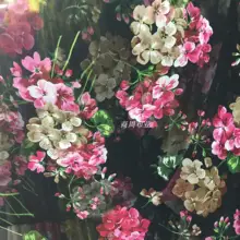 Букеты из 4 цветов набивная ткань шифон в цветочек ткань богемное платье рубашки ткань Высококачественный шифон платье материал