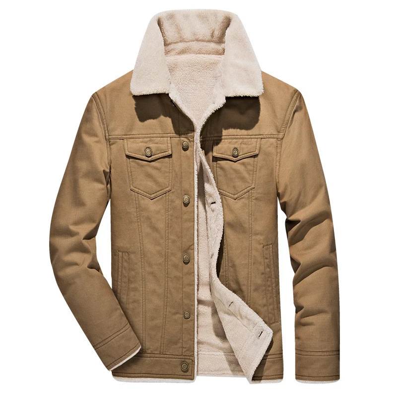 

Winter Jackets Men's Parkas 4XL Thick Casual Coats Fashion Men Outerwear Warm Fleece Thicken Jacket Male Brand Clothing DA028