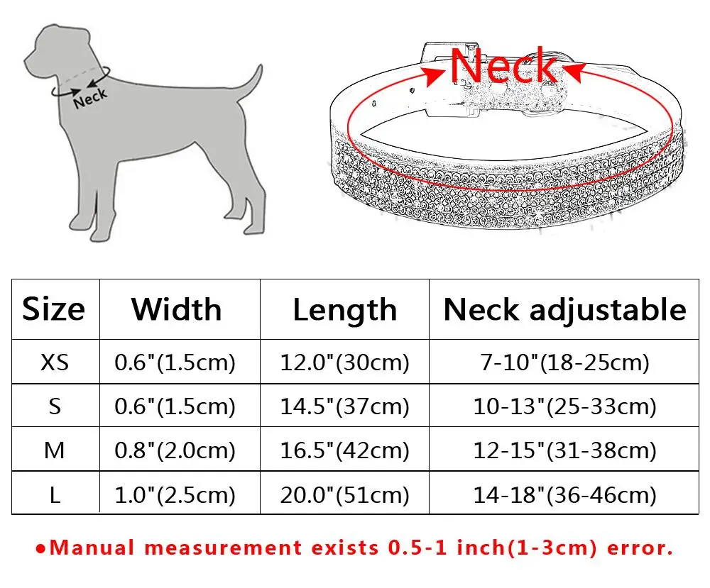 Bling Diamante стразы из искусственной кожи ошейники для собак и кошек розовые для маленьких средних собак чихуахуа Йоркского 5 цветов Размер XS s m l