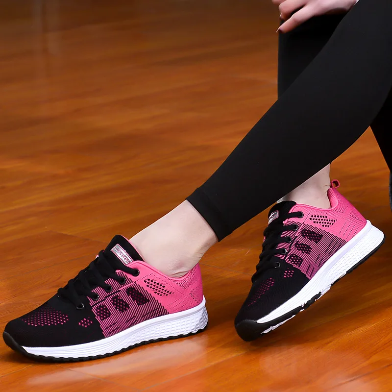 2018 - Women- casual- shoes- fashion- breathable- Walking -mesh- lace- up- flat -shoes -sneakers- women - tenis- feminino- Fast -delivery (20)