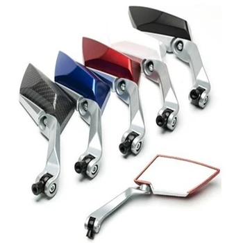 

For HONDA YAMAHA SUZUKI Piaggio Motorcycle scooter universal aluminum Rearview mirror motorcycle side mirror motorcycle mirror