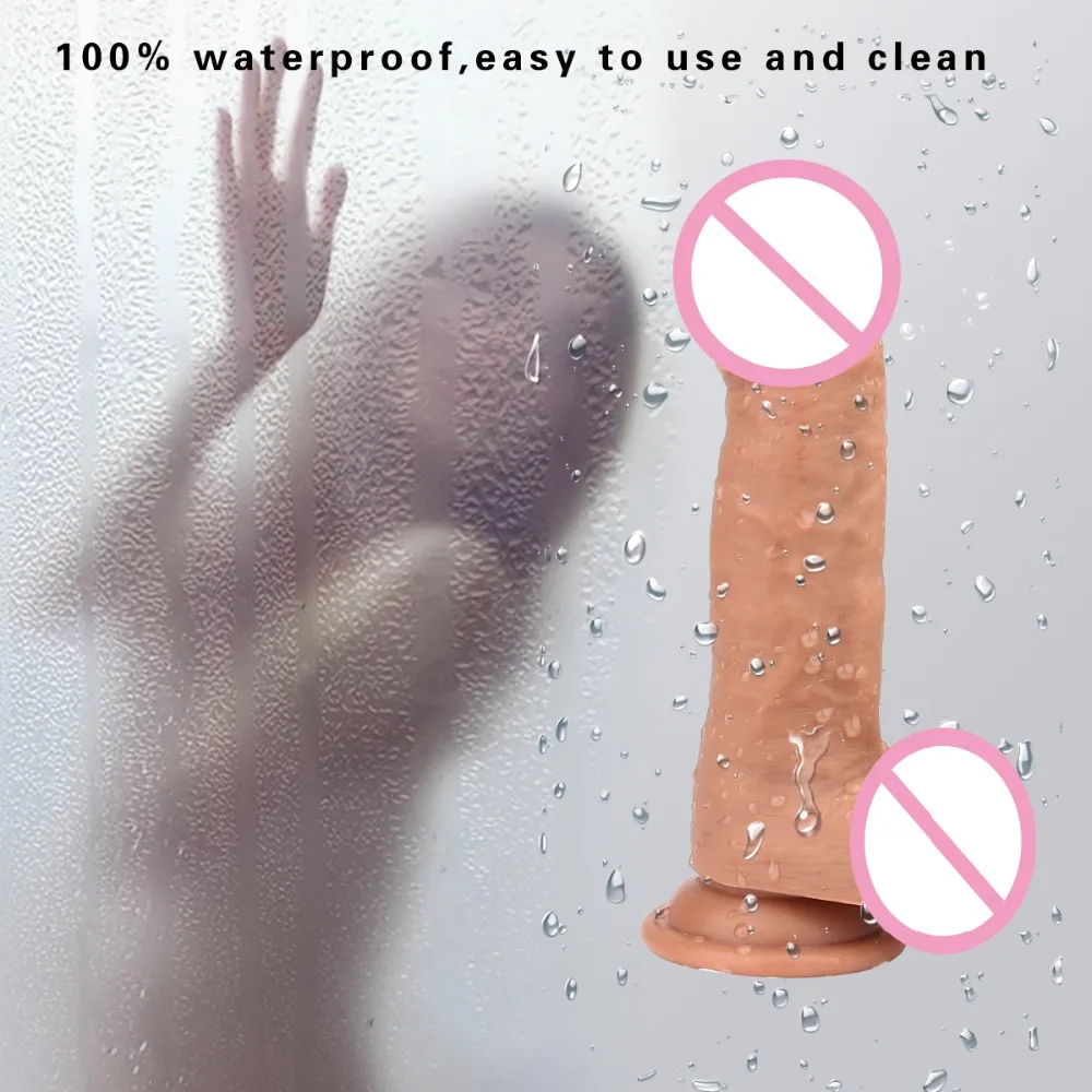 Live4Cool Realistic Penis Big Dildo with Suction Cup Remote Control Vibrator Adult Dicks Sex Toys for Women Female Masturbator (5)