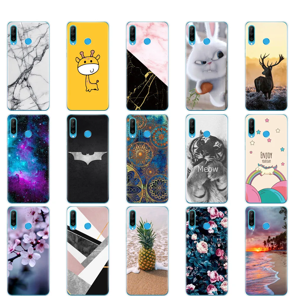 case for Huawei P30 Pro Case Huawei P30Pro Case Silicone TPU Phone Back Cover On Huawei P30 Pro VOG-L29 ELE-L29 P 30 Lite Case