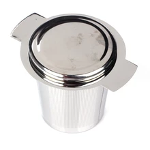 Нержавеющая сталь сетки Чай Infuser металлические Кубок фильтр вкладыш фильтр с крышкой Кухня гаджет инструменты аксессуары HG7467