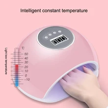 72 Вт лак для ногтей Сушилка отверждения лампа УФ светодиодный двойной светильник источник для всех Гель-лак Искусство Инструменты OA66