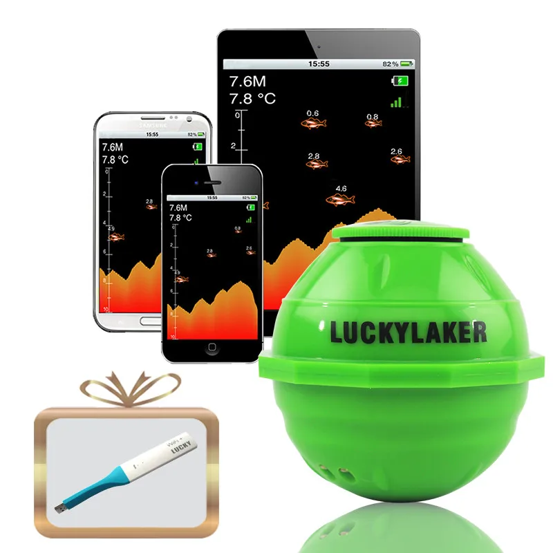 سونار السمك مكتشف Wirelesss FishFinder Wifi تحت الماء كاميرا FindFish صدى أسلم الأسماك مكتشف الروبوت IOS الصيد مكتشف شور