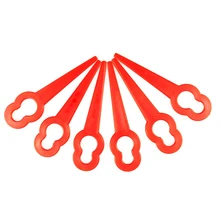 10 шт. Замена части пластиковый Режущий инструмент для цветочных трав триммер кусторез лезвие для беспроводной травы триммер