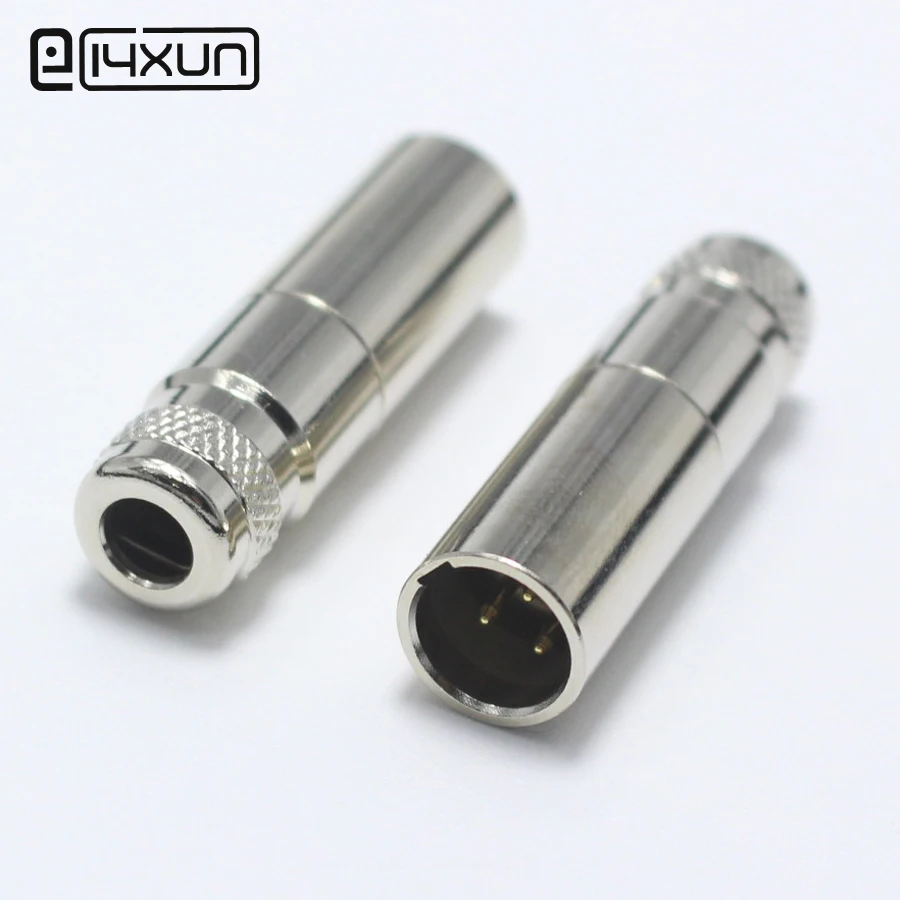 1pcs Mini XLR Male Plug with 3 Pin Small XLR 3P Audio Metal Microphone