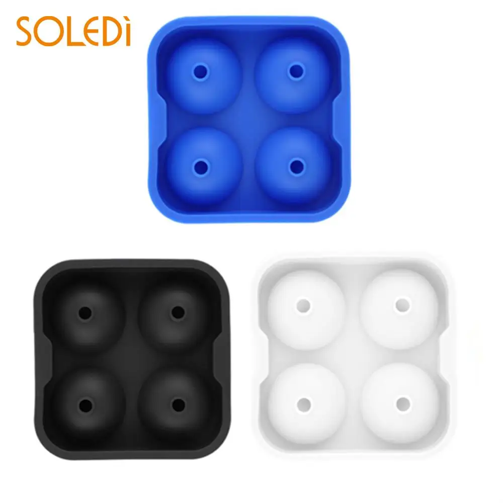 

Cocktail Whiskey Silicon Ice Cube Ball Maker Mold Suit Chocolate Summer Mould Mold Tray Random Color Bar Accessories Whiskey