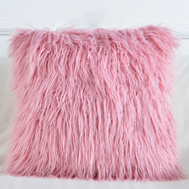 Buy Fashion home long hair pillowcase Solid color