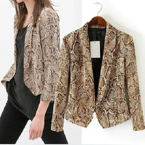 snake blazer zara