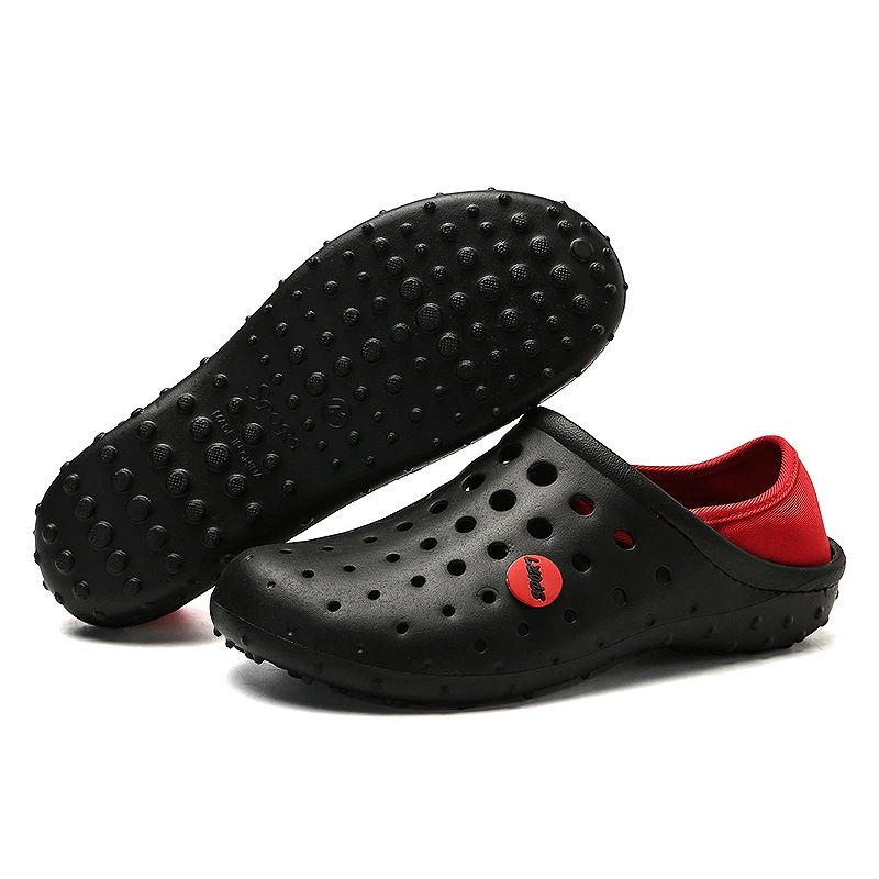 Hole Shoes Men Shoes Male Sandals Crocse Summer Shoes Sandalias Hombre Slippers Sandalet Clogs Sandles New 2019 Croc Mens Shoes