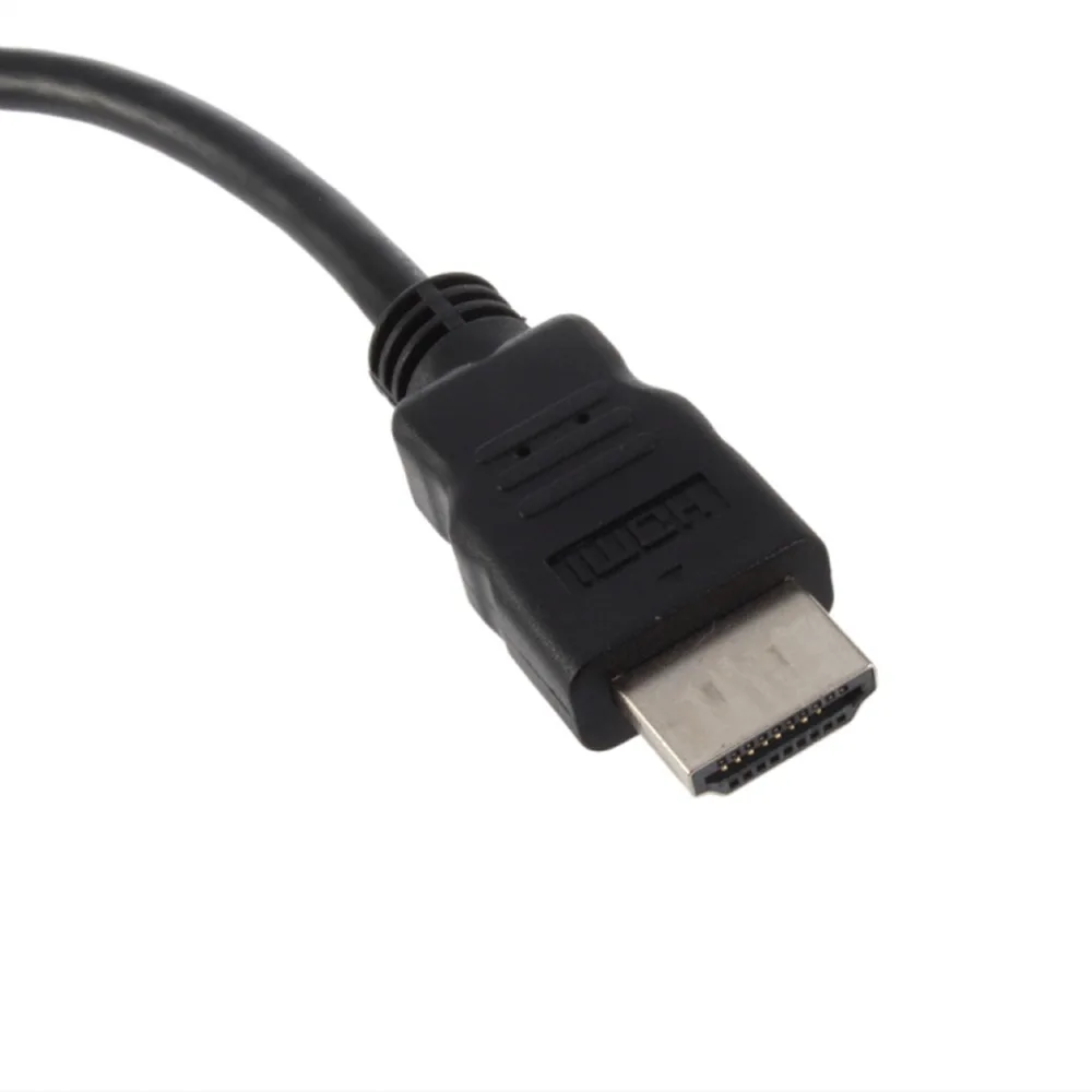 2019 Новый HDMI мужчина к VGA RGB Женский видео адаптер кабель 1080 P HDTV монитор для