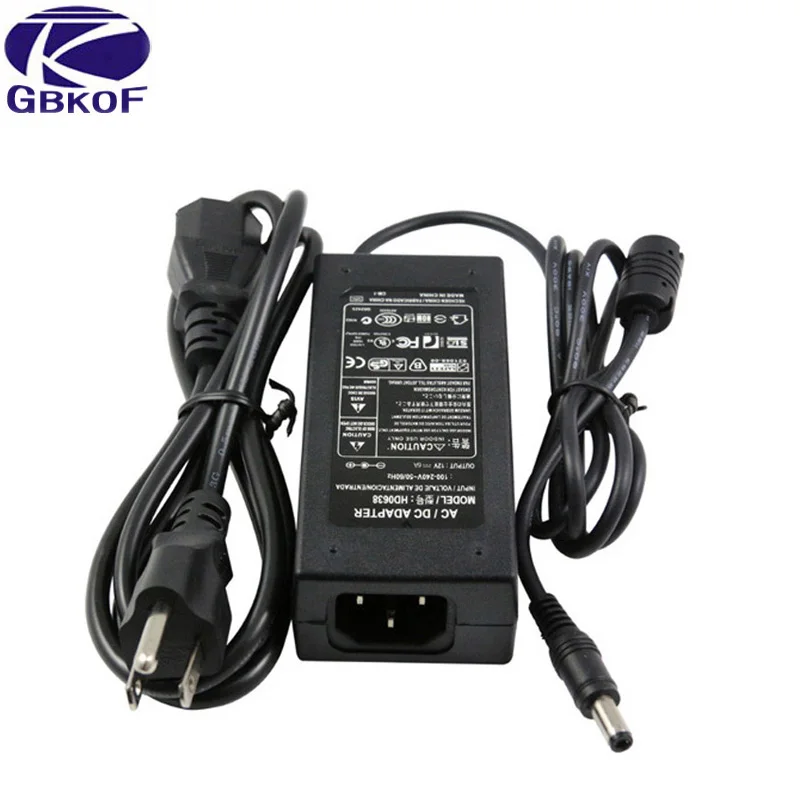 AC 110V 220V к DC 12V 1A 2A 3A 4A 5A 6A 8A трансформаторы питания адаптер конвертер зарядное