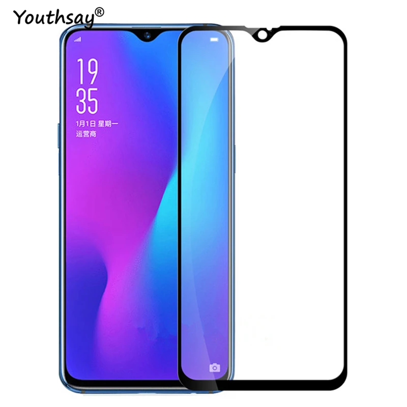 1PCS Full Glass For OPPO F9 Screen Protector Coverage Protective Film Pro for full coverage glass | Мобильные телефоны и