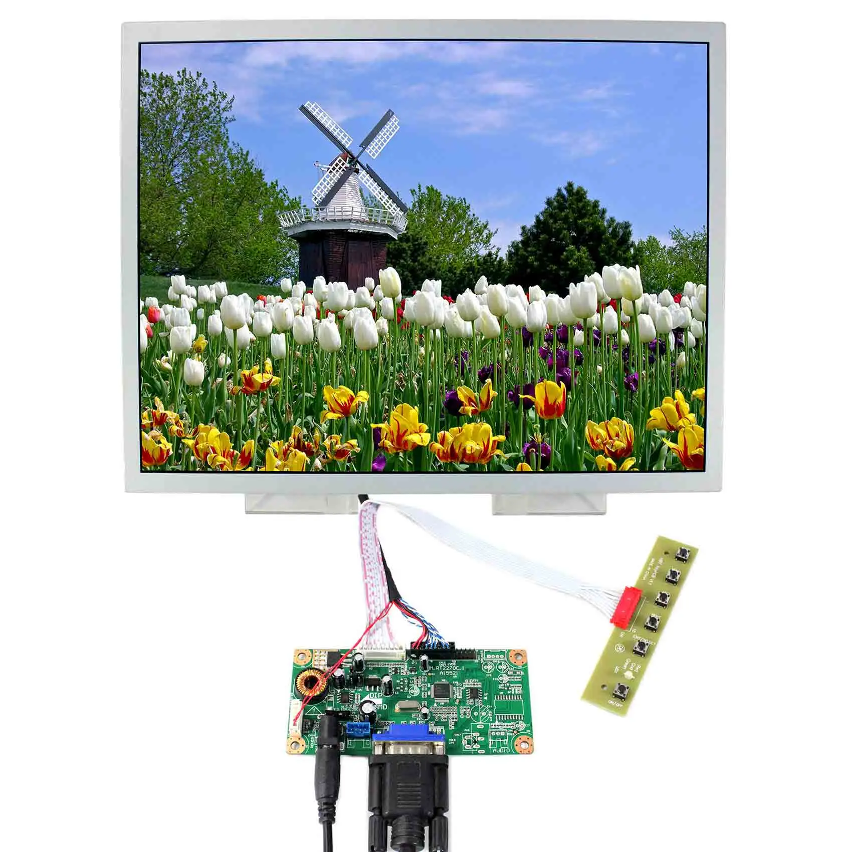 

VGA LCD Driver Board With 15" LQ150X1LW94 1024x768 IPS LCD Panel