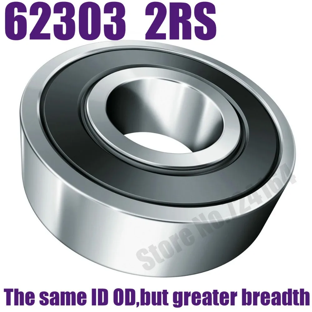 4PCS Free Shipping Special bearings 62303 2RS 62303 2RS 17*47*19mm ...