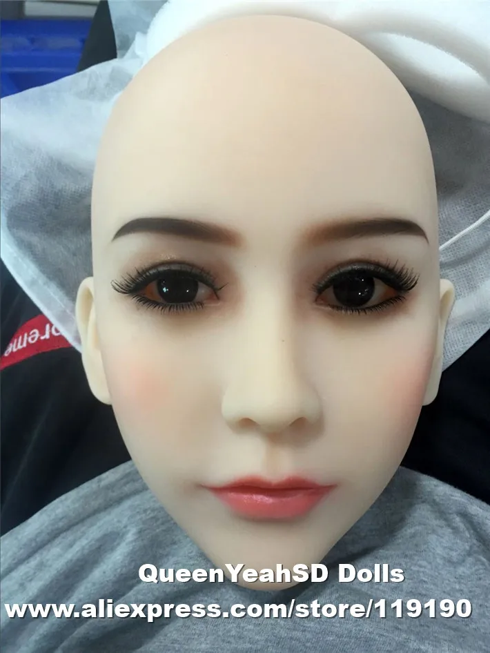 Top quality silicone adult font b dolls b font heads for love font b doll b