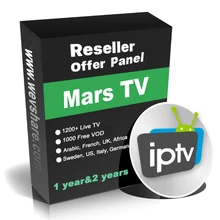 Mars tv Арабский ip tv панель для Android tv box 1 год и 2 года код 1200+ Live tv 1000 бесплатно VOD
